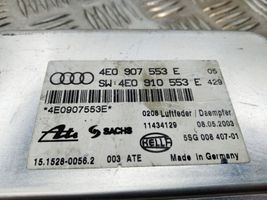 Audi A8 S8 D3 4E Sterownik / Moduł zawieszenia pneumatycznego 4E0907553