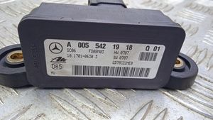 Mercedes-Benz C AMG W204 Sensore di imbardata accelerazione ESP A0055421918
