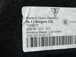 Porsche Macan Tavaratilan kaukalon tekstiilikansi 95B861531