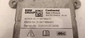 BMW 3 G20 G21 Module de contrôle airbag 9873894
