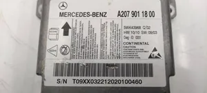 Mercedes-Benz C W204 Turvatyynyn ohjainlaite/moduuli A2079011800