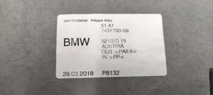 BMW 5 G30 G31 Apatinis, bagažinės šono, apdailos skydas 7437733