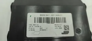 BMW 1 F20 F21 Ilmastointi-lämmityslaitteen ohjausjärjestelmä 9311849