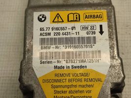 BMW Z4 E85 E86 Sterownik / Moduł Airbag 65779160557