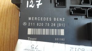 Mercedes-Benz E W211 Muut ohjainlaitteet/moduulit 2118207526