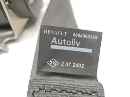 Renault Megane III Kolmannen istuinrivin turvavyö 