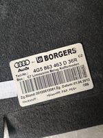 Audi A6 C7 Tavaratilan pohjan tekstiilimatto 4G5863463D