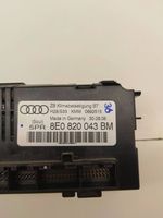 Audi A4 S4 B7 8E 8H Gaisa kondicioniera / klimata kontroles / salona apsildes vadības bloks (salonā) 8E0820043BM