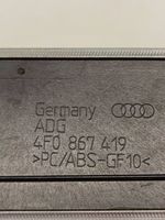 Audi A6 S6 C6 4F Priekinė apdailos juosta 4F0867409A