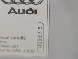 Audi A6 S6 C6 4F Konepelti 4F0010515