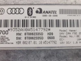 Audi A4 S4 B8 8K Moduł / Sterownik Bluetooth 8T0862335D