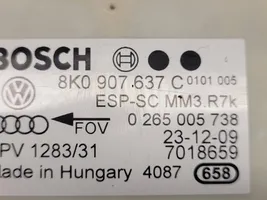 Audi A4 S4 B8 8K Vakaajan pitkittäiskiihtyvyystunnistin (ESP) 8K0907637C