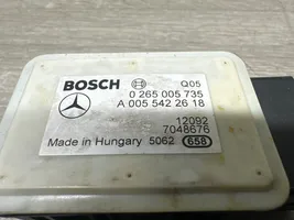 Mercedes-Benz E C207 W207 ESP (elektroniskās stabilitātes programmas) sensors (paātrinājuma sensors) A0055422618