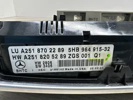 Mercedes-Benz ML W164 Panel klimatyzacji A2518205289