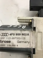 Audi A6 S6 C6 4F Moteur de lève-vitre de porte arrière 4F0959802A