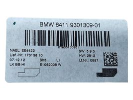 BMW 3 F30 F35 F31 Unité de contrôle climatisation / chauffage 9301309