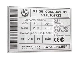 BMW 3 E90 E91 Komputer / Sterownik ECU i komplet kluczy 61359262361