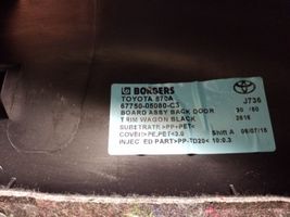 Toyota Avensis T270 Moldura de la puerta trasera 6775005080C3