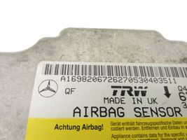 Mercedes-Benz A W169 Oro pagalvių valdymo blokas A1698206726