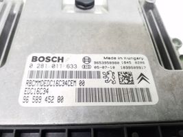 Peugeot 407 Sterownik / Moduł ECU 0281011633