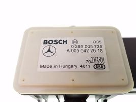 Mercedes-Benz E W212 ESP (elektroniskās stabilitātes programmas) sensors (paātrinājuma sensors) 0265005735