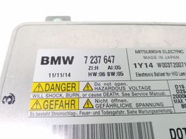 BMW 1 F20 F21 Module de ballast de phare Xenon 7237647