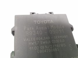 Toyota Avensis T270 Pysäköintitutkan (PCD) ohjainlaite/moduuli 8934005011