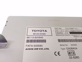 Toyota Avensis T270 Unité principale radio / CD / DVD / GPS 8612020A80