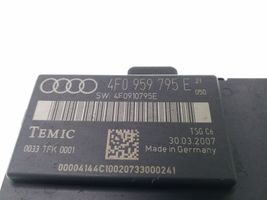 Audi A6 S6 C6 4F Durų elektronikos valdymo blokas 4F0959795E