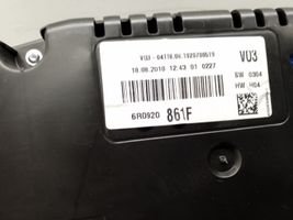 Volkswagen Polo V 6R Tachimetro (quadro strumenti) 6R0920861F