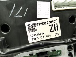 Nissan Leaf I (ZE0) Cadre, panneau d'unité radio / GPS 275003NH0C