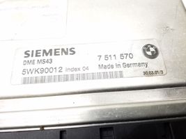BMW 3 E46 Sterownik / Moduł ECU 7511570