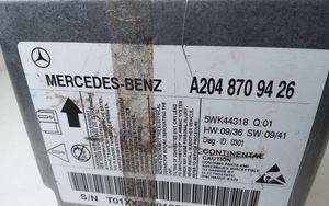 Mercedes-Benz C W204 Sterownik / Moduł Airbag A2048709426