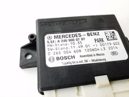 Mercedes-Benz B W246 W242 Pysäköintitutkan (PCD) ohjainlaite/moduuli A2469000707