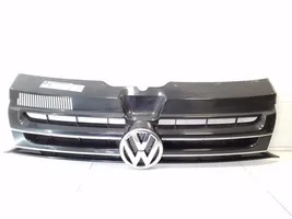 Volkswagen Transporter - Caravelle T5 Grille calandre supérieure de pare-chocs avant 7E5853651