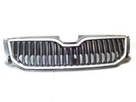 Skoda Octavia Mk3 (5E) Maskownica / Grill / Atrapa górna chłodnicy 5E0807242