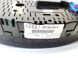 Audi A3 S3 8P Speedometer (instrument cluster) 8P0920932N