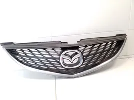 Mazda 6 Rejilla superior del radiador del parachoques delantero GS1D50712