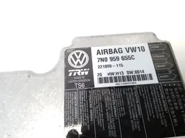 Volkswagen Sharan Sterownik / Moduł Airbag 7N0959655C