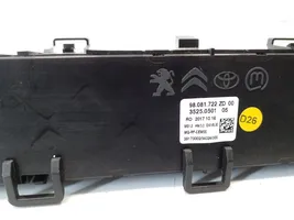 Citroen Jumpy Climate control unit 98081722ZD