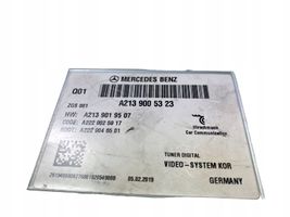 Mercedes-Benz E W213 Radio/CD/DVD/GPS-pääyksikkö A2139005323