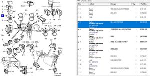 Saab 9-5 Przełącznik świateł 5471040