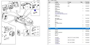 Saab 9-5 Antena GPS 13502549