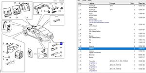 Saab 9-5 Считывающее устройство иммобилайзера (антенна) 13502551