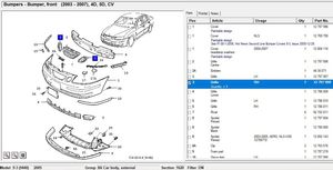 Saab 9-3 Ver2 Mascherina inferiore del paraurti anteriore 12787228