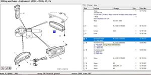 Saab 9-3 Ver2 Écran d'affichage supérieur 12785410