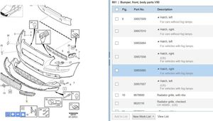 Volvo V50 Muu korin osa 30655885