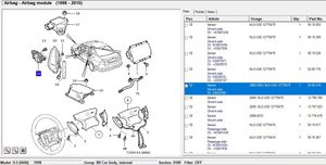 Saab 9-5 Wyłącznik poduszki powietrznej Airbag pasażera 5266218