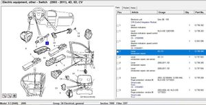 Saab 9-3 Ver2 Interruttore velocità tergicristallo 12786384