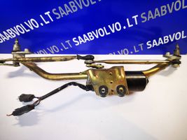 Saab 9000 CC Mechanizm i silniczek wycieraczek szyby przedniej / czołowej 9123662